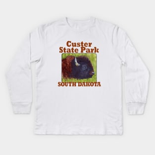 Custer State Park, South Dakota Kids Long Sleeve T-Shirt